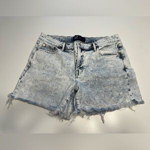 GAP Blue and White Denim Shorts size 10/30 5” denim